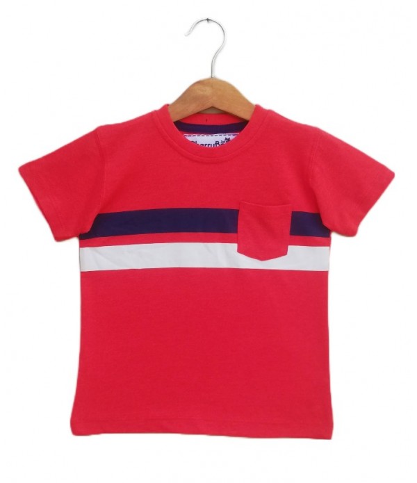 baby boys carton print T-shirt