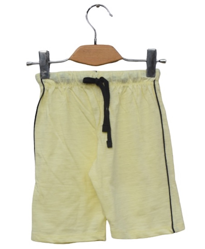 boys yellow cotton short