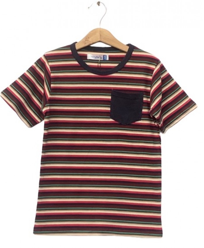 Multi colour strip T-shirt