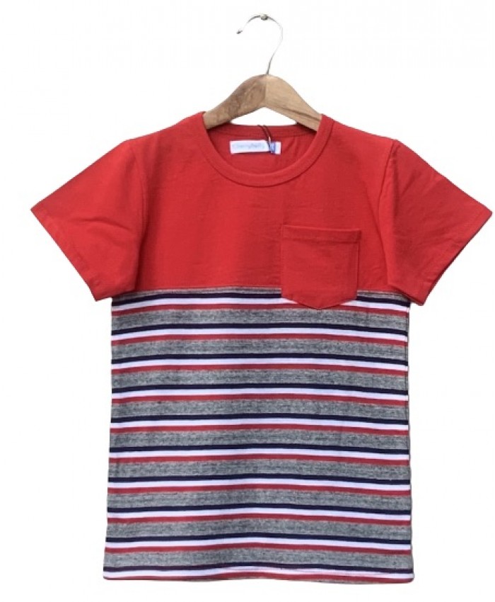 striped pocket t-shirt