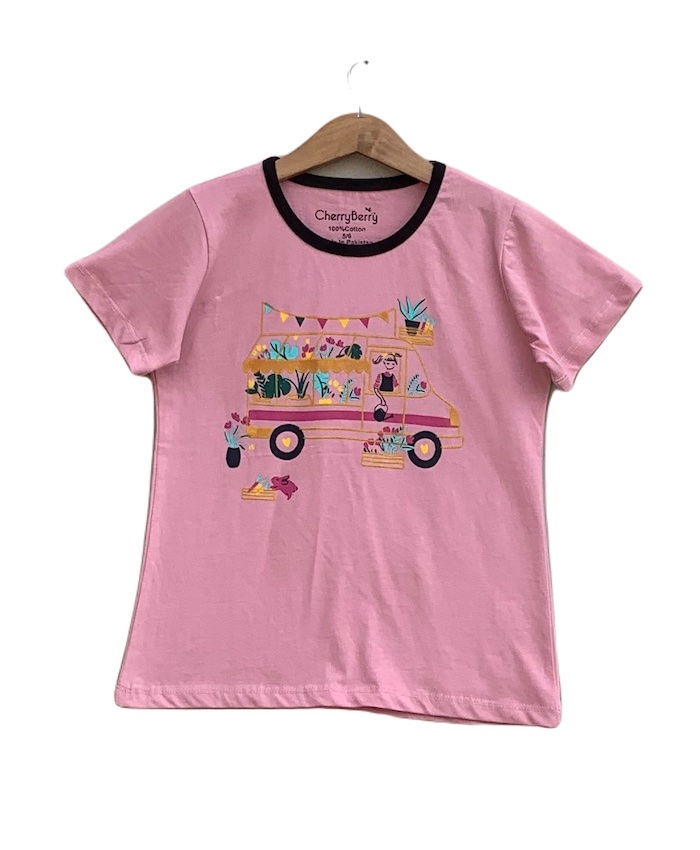 school buss Girls T-shirt