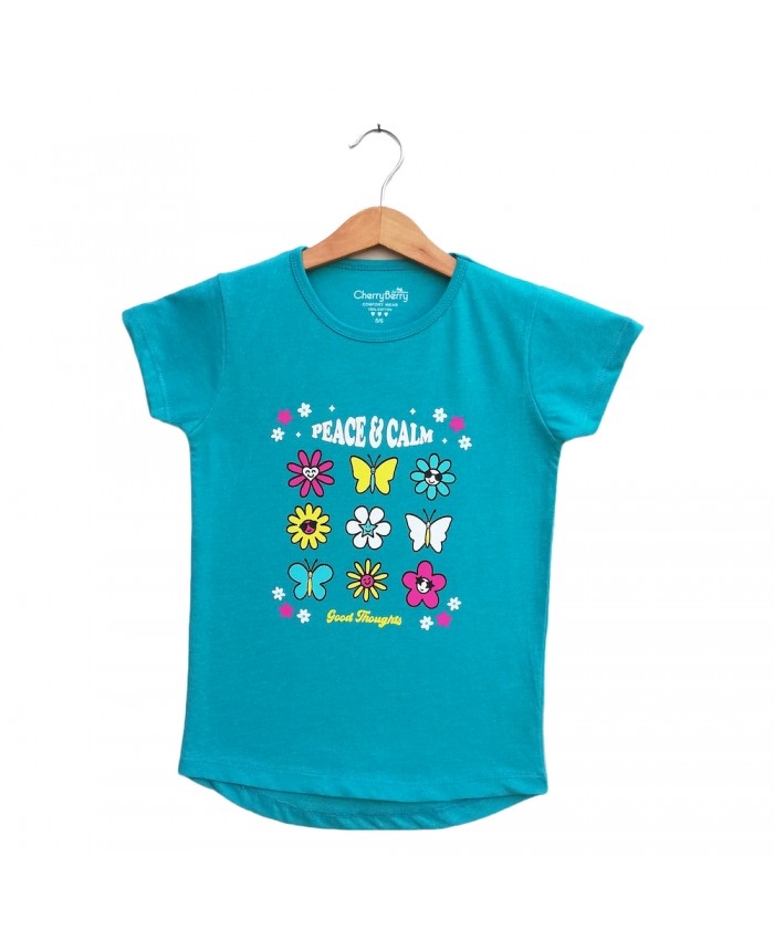 girls Peace and calm t-shirt