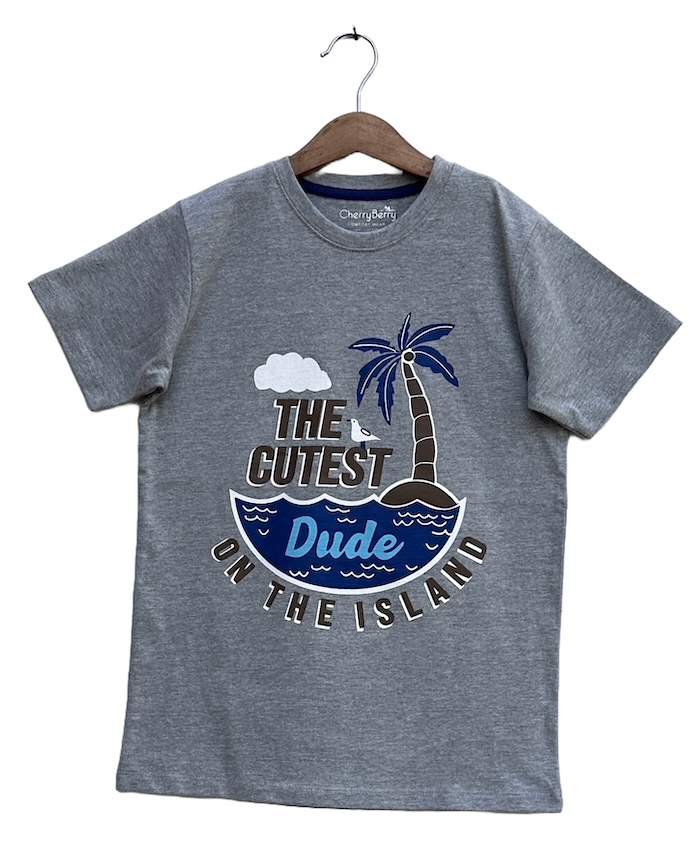 Boys Island Printed T-shirt