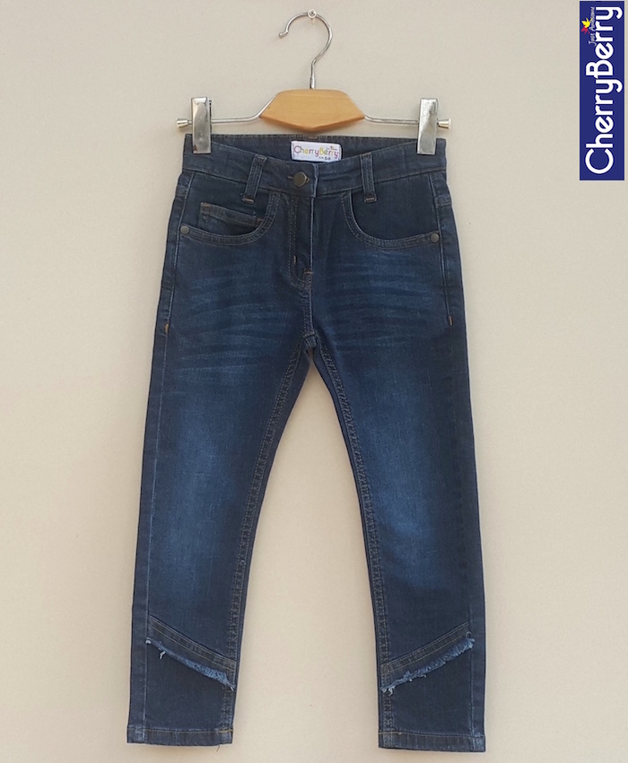 Girls Denim embroider Jean
