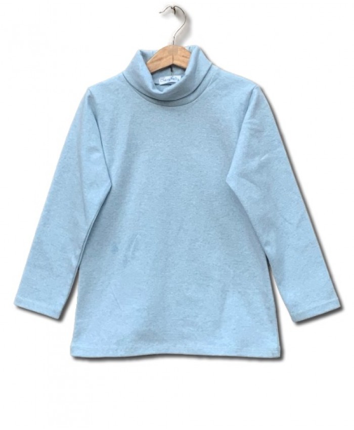 Unisex stretch High neck T-shirt