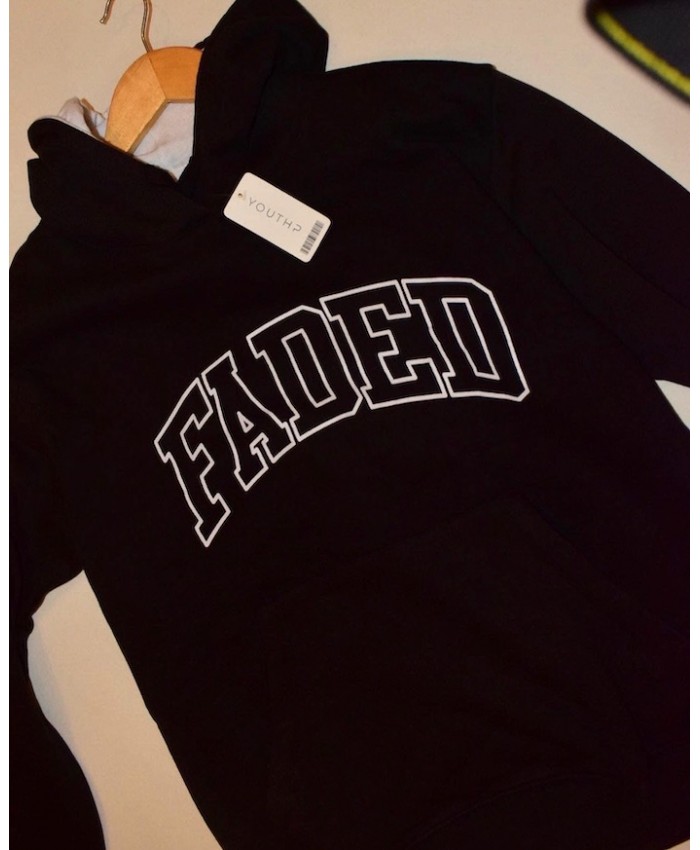 youth FADED print Hoodie